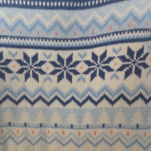 Gymboree Snowflake Fairisle Tiered Sweater Dress  4t - Picture 3 of 5